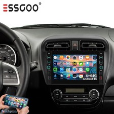 4+64G Android 15 Carplay Autoradio GPS Navi BT Für Mitsubishi Mirage Space Star