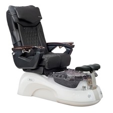SIENA 18 LX Shiatsulogic Pedicure Chair White/Black Pedicure Tub w/Discharge