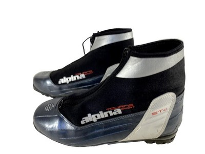 Alpina ST10 Classic Nordic Cross Country Ski Boots Size EU42 US9 NNN 3208