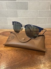 Ray-Ban RB4416 New Clubmaster 6656/G6 Sunglasses Blue Frames Chromance