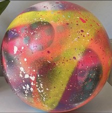 PARSCHA MIRGHAWAMEDDIN - OPERA UNICA - SPHERIC - Acrilico e spray su sfera