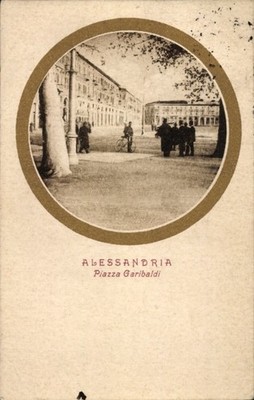 Passepartout Ak Alessandria Piemonte, Piazza Garibaldi - 4359358