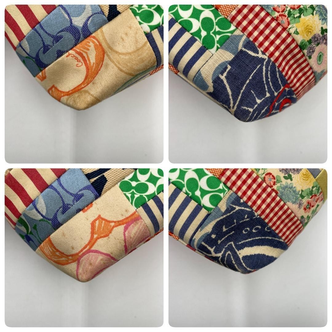 Coach Multicolor Patchwork Canvas Shoulder Bag - image 7