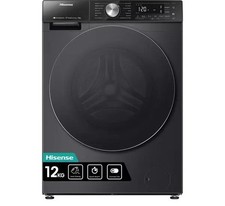 HISENSE 5S Series Auto Dosing WF5S1245BB Washing Machine - Black - REFURB-C