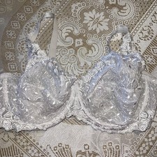 Amoureuse Size 46B white Underwire Bra Full-Coverage Lace Bra Amoureuse Size 46B white Underwire Bra Full-Coverage Lace Bra