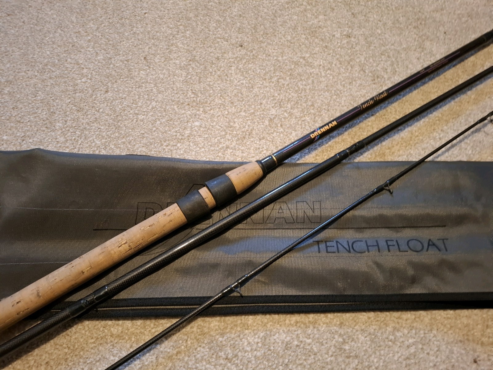 Original Vintage Drennan 12ft 9 Tench Float Rod