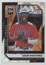 2021 Panini Elite Extra Edition Prime Numbers B 63/63 Juan Martinez #200 0r5k