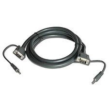 Kramer C-GMA/GMA-15 15ft VGA Monitor Cable w/ 3.5mm Stereo Audio – New Sealed
