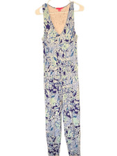 Lilly Pulitzer Paulina jumpsuit S blue koalafication resort wear comfy