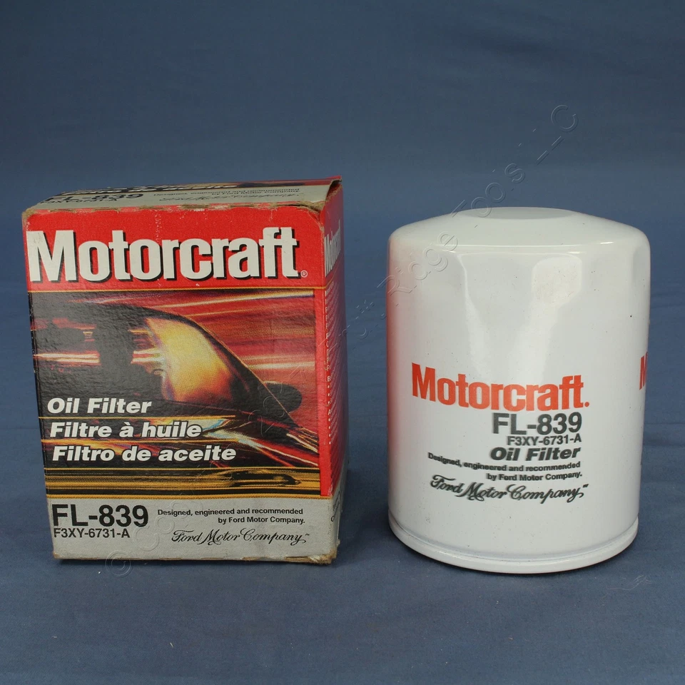 Filtros de aceite de motor giratorios Motorcraft FL-839 para Nissan Tsuru 1986-2009 paquete de 12 Foto 3 de 4