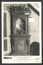 Postcard RPPC Tombstone, Arizona Juke Box called POLYPHON Bird Cage Theater