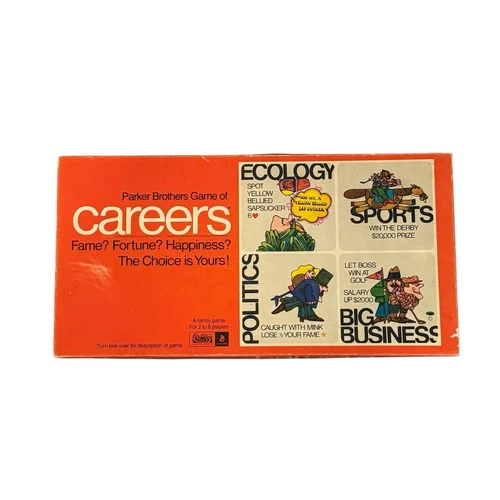 Vintage 1971 Parker Brothers Game Of Careers Complete EUC