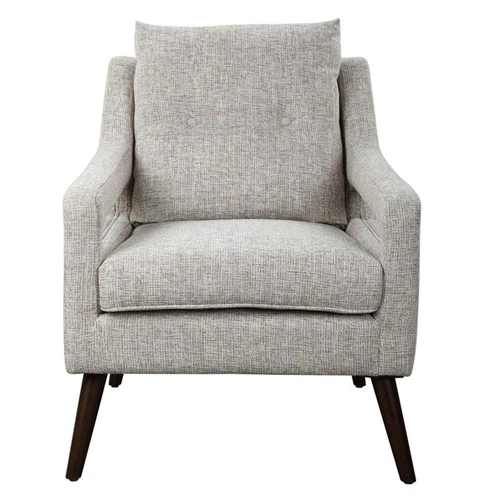 Uttermost Obrien Coastal Fabric Foam and Wood Armchair in Gray - Picture 3 of 9