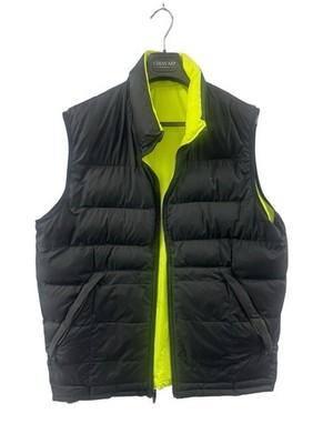 Nike Reversible Down Puffer Vest Neon Yellow and Black Men s XL
