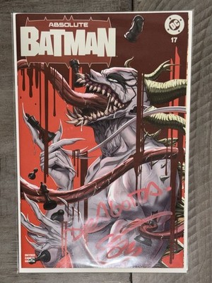 Absolute Batman #17 RACHTA LIN Var Cover FOIL 2X SIGNED Scott Snyder + Dragotta