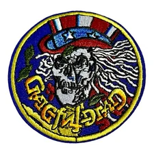 GRATEFUL DEAD UNCLE SAM!!! Iron On Patch + ONE FREE MUSIC STICKER