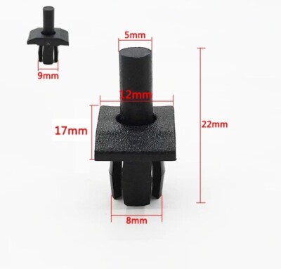 Lot De 10 Agrafes De Fixation Pour Calandre/Pare-chocs VW Transporter 4 - Référence 701805163, Neuf