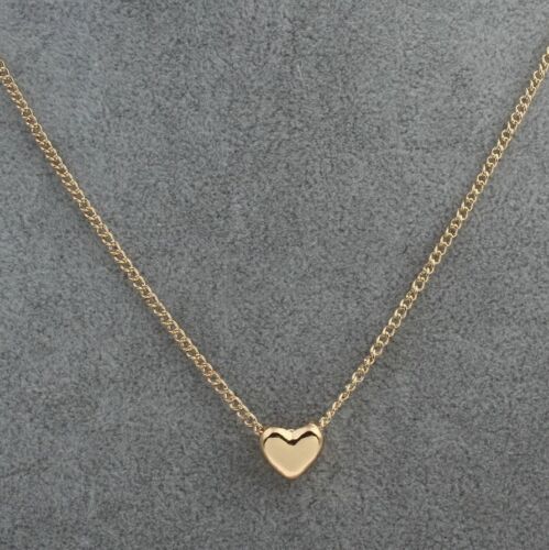 Halskette mit Herz Anhänger 52cm Kette Collier Collierkette Schmuck - Bild 1 von 3