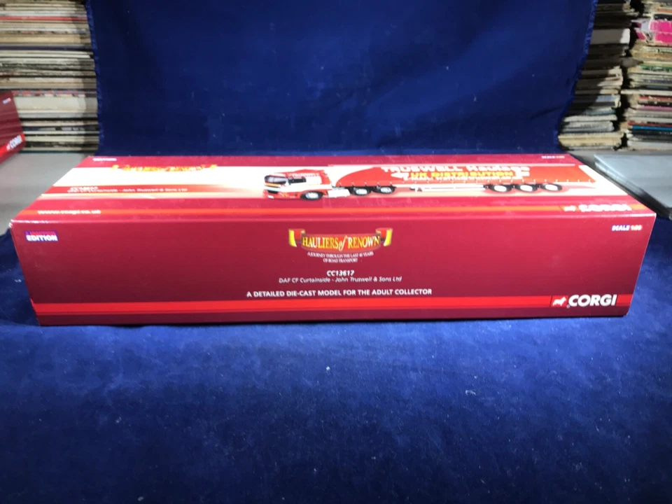 K-78 CORGI 1:50 SCALE DIE CAST TRUCK -CC13617 DAF CF CURTAINSIDE - JOHN TRUSWELL - Image 3 of 4