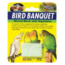 RA Bird Banquet Mineral Block - Vegetable Formula - 1 oz