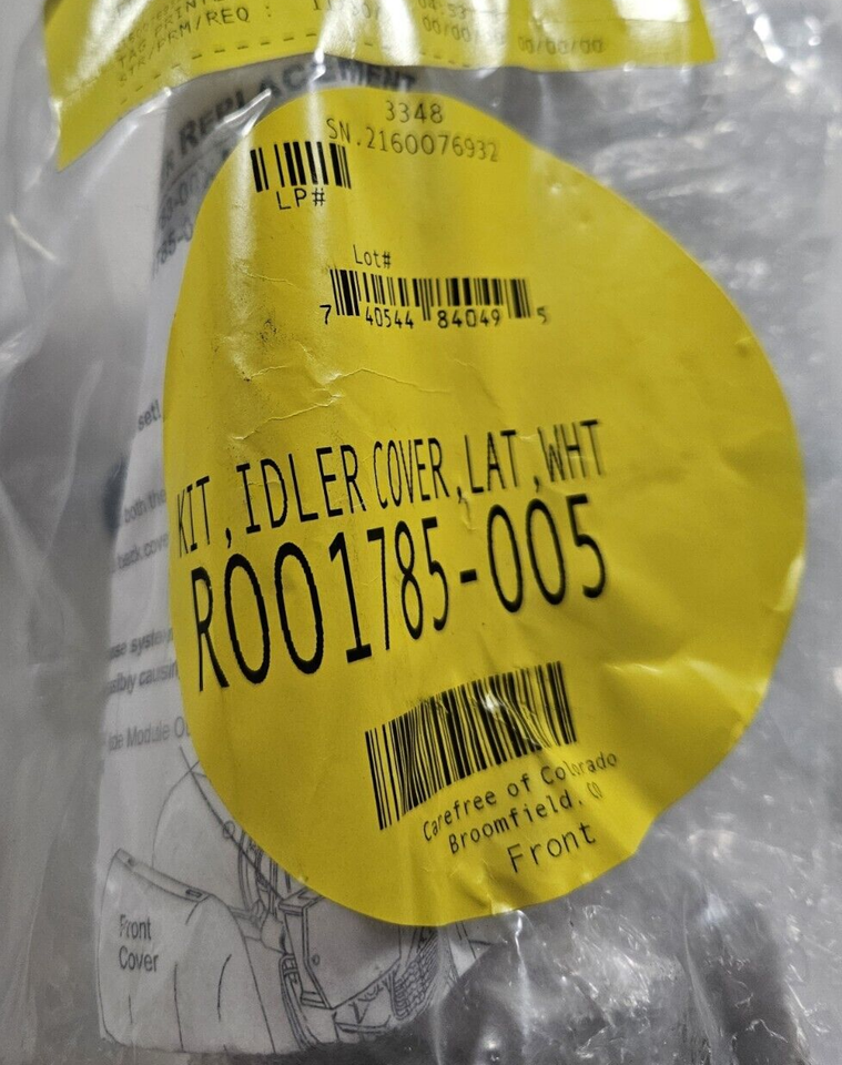 Carefree RV Awning Idler Cover For Use With Latitude Awnings White