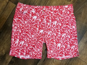 red golf shorts womens