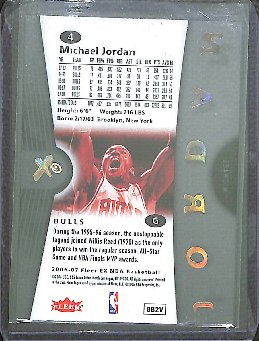 2006-07 Fleer EX #4 Michael Jordan | eBay