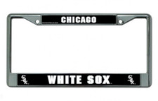chicago white sox chrome license plate frame made in usa
