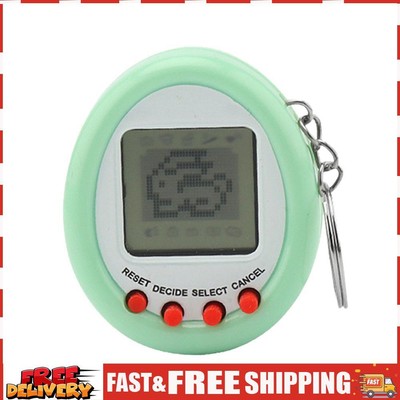 168 Pet in One LCD Display Electronic Digital Pet Game Console Keychain Vintage 