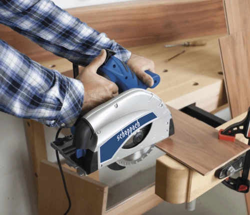 Scheppach Tauchsäge PL55  Handkreissäge 1200W - inkl. 2 Schienen & 2 Sägeblätter - Bild 4 von 4