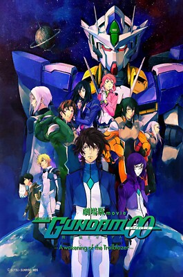 Mobile Suit Gundam 00 Awakening Of The Trailblaze POSTER MADE IN 