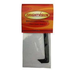 0.050" Size Hex Key Allen Wrench Set of 5 - High Torque L-Key Brightvision