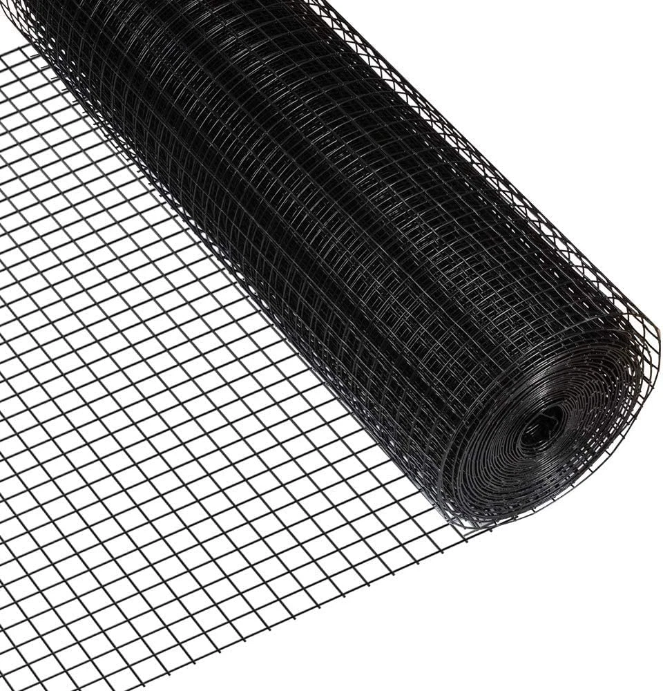 PVC Coated Welded Wire Mesh Panels/Rolls, Vinyl Coated Welded Mesh