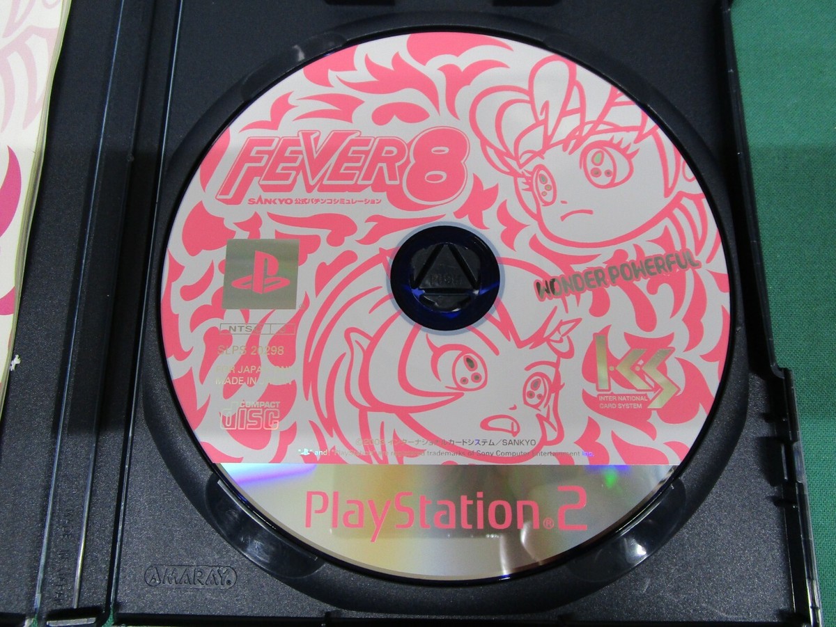 PlayStation2 FEVER 8. SANKYO official pachinko simulation. PS2