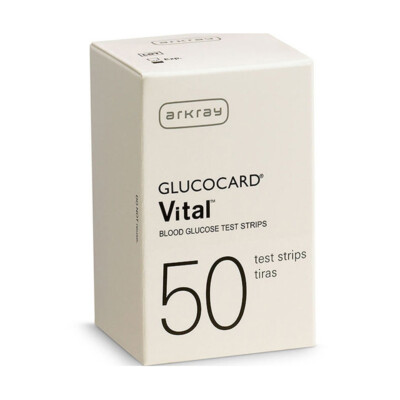 Arkray Glucocard Vital 50 Test Strips For Glucose Care