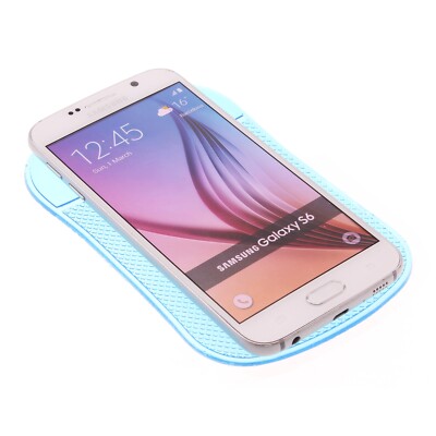 Car Mount Dash Sticky Holder Non-Slip Grip Mat Blue for Smartphones