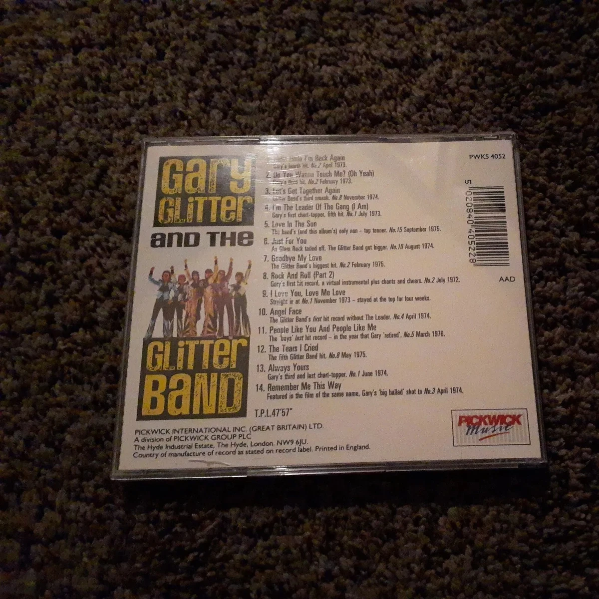 GARY GLITTER AND THE GLITTER BAND / BACK AGAIN -THEIR VERY BEST *IMPORT CD  | eBay