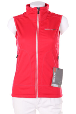 DIDRIKSONS 1913 Down Vest Logo-Stitching D 34 red GRAIN WNS VEST NEW