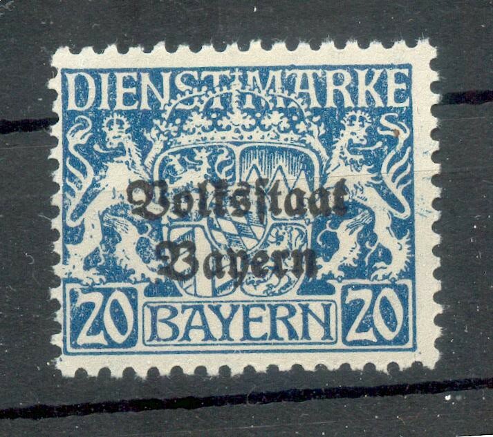 Bavaria Service 35I ABART** MNH Mint Never Hinged (Z1866)