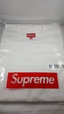 Supreme Embroidered Pocket Tee White T-Shirt Short Sleeve Size Medium M NWT