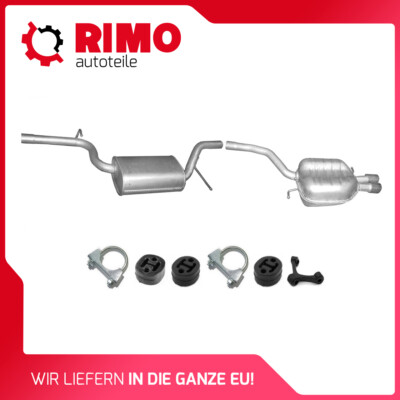 VW Passat B6 + CC 1.8 2.0 (2005-2012) Auspuffanlage Auspuff Mit Montagesatz