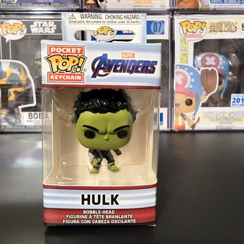 Funko Pop! Pocket Keychain Marvel Avengers Endgame Hulk Vinyl Bobblehead