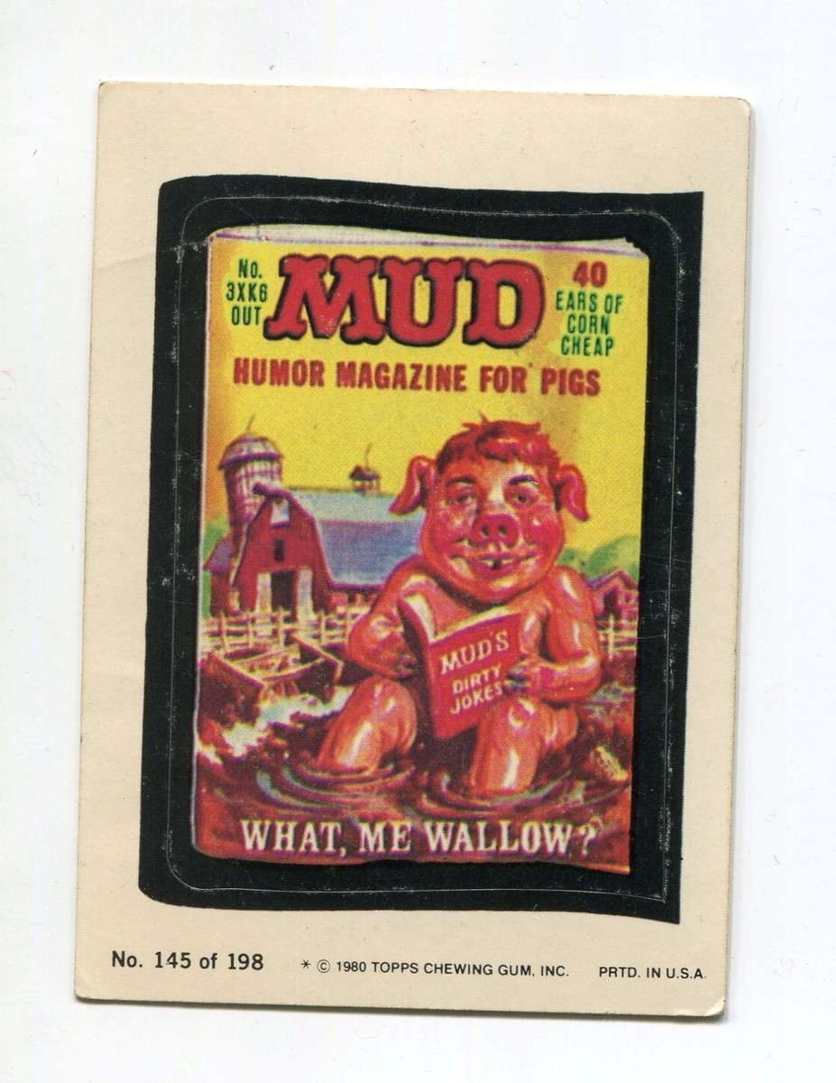 1980 Topps Wacky Packages Sticker Mud Magazine #145 of 198 | eBay
