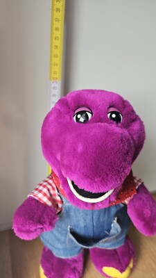 Kuscheltier Barney & seine Freunde 90er Dinosaurier Plüsch Dino Stofftier 1993