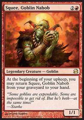 MRM ENGLISH skwi, nabab gobelin - Squee, Goblin Nabob MTG magic MM1