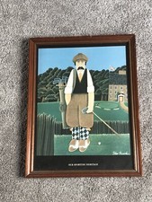 Framed Peter Heard signed Print on panel
