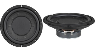 NEW (2) SVC Shallow Mount Subwoofer Speakers 4ohm Slim 6-1/2