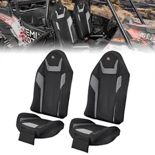 KEMIMOTO 1680D UTV Seat Covers W/ Pocket  for Polaris RZR XP 1000 2014-2023