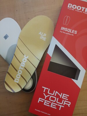 BootDoc Alpine Tune Your Feet Insoles Uni Arch Small 4.5-6 U.S. Seller NIB $109