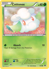 Cottonee 9/98 Common Emerging Powers Pokemon Card LP